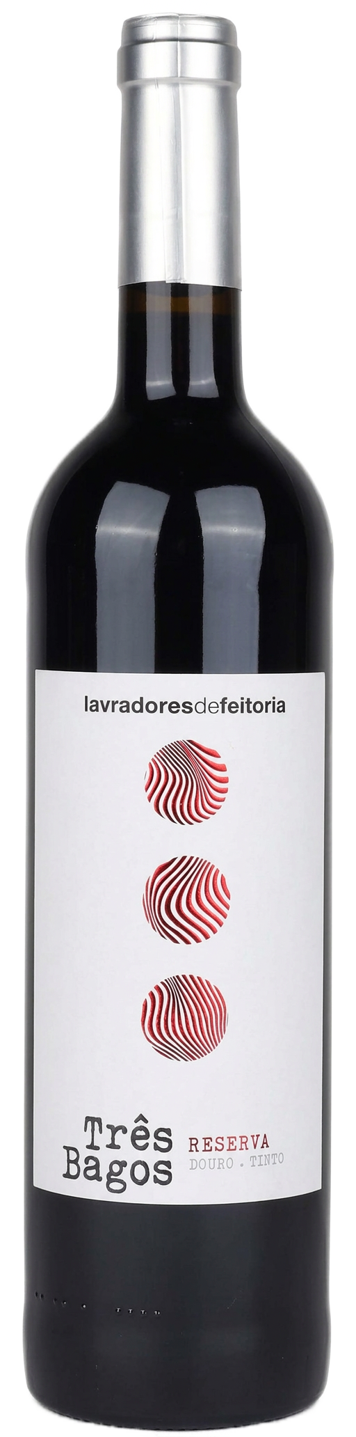 Lavradores de Feitoria Três Bagos Tinto Reserva DOP bottle from the supplied wine selection